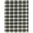 thumbnail image 1 of Amer Rug TRA60576 Tartan Dark Gray Hand-Tufted Area Rug - 5 ft. x 7 ft. 6 in., 1 of 1