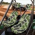 thumbnail image 2 of KUIFORTI Camouflage UTV Seat Covers Seats Cover with Headrest Covers Full Protection Outdoor Seat Cover Set Anti-Slip Compatible with Yamaha Rhino 700 660 450 2004-2021, 2 of 7