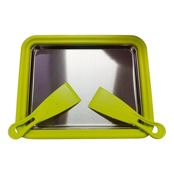Máquina para hacer yogur, máquina para hacer platos de helado, máquina para hacer helados con placa fría hecha en casa para fiestas infantiles,