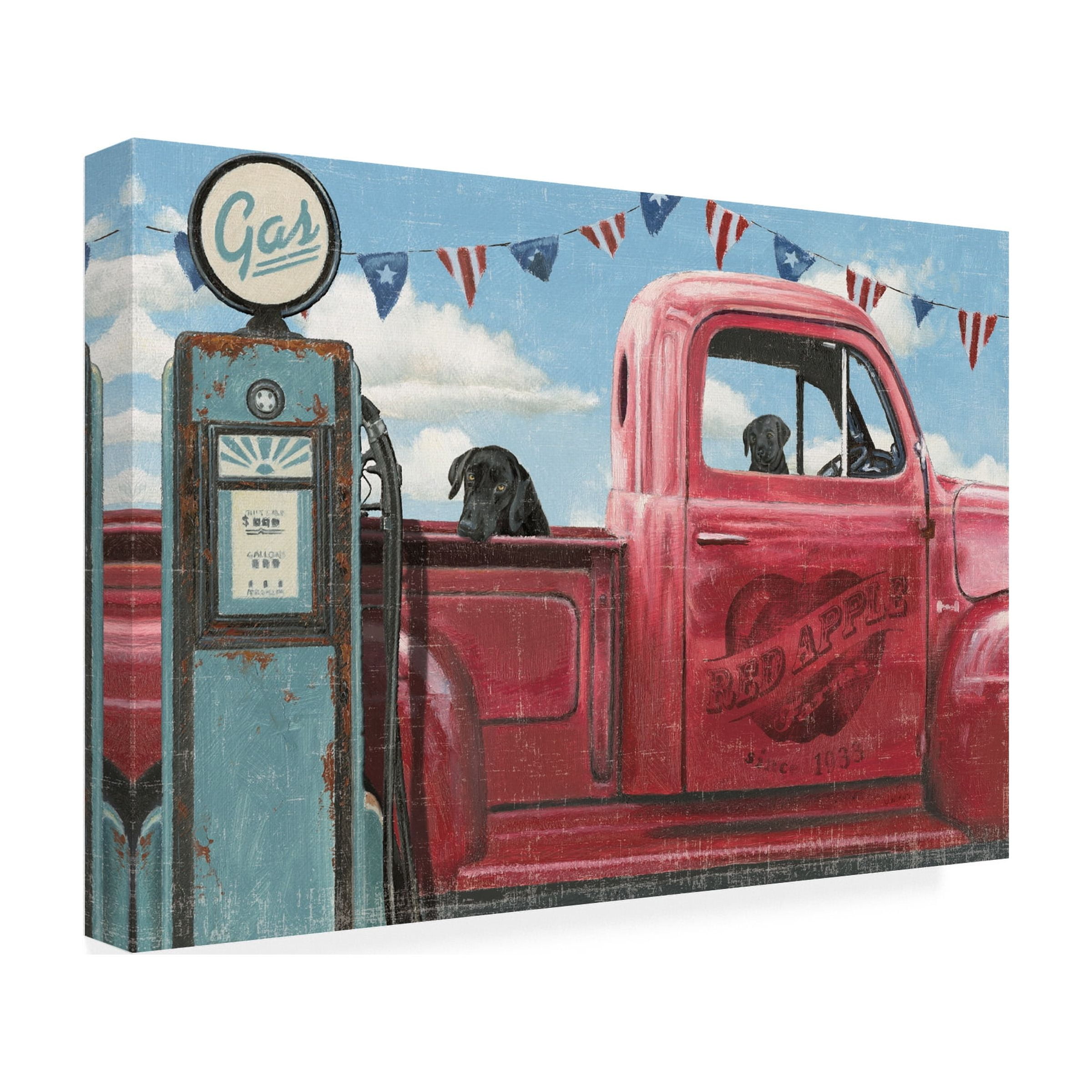 James Wiens 'Lets Go For A Ride I Crop' Canvas Art