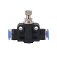 thumbnail image 2 of Pneumatic Connector,Various Pneumatic Fittings Air Pneumatic Quick Air Valve Joint Air Flow Control Valve Ultra Responsive, 2 of 12