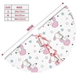 thumbnail image 3 of Yiaed Cute Poodle Dog Print Christmas Tree Skirt , Tree SkirtsTree Mat for Christmas Winter Holiday Indoor Decorations-30", 3 of 7
