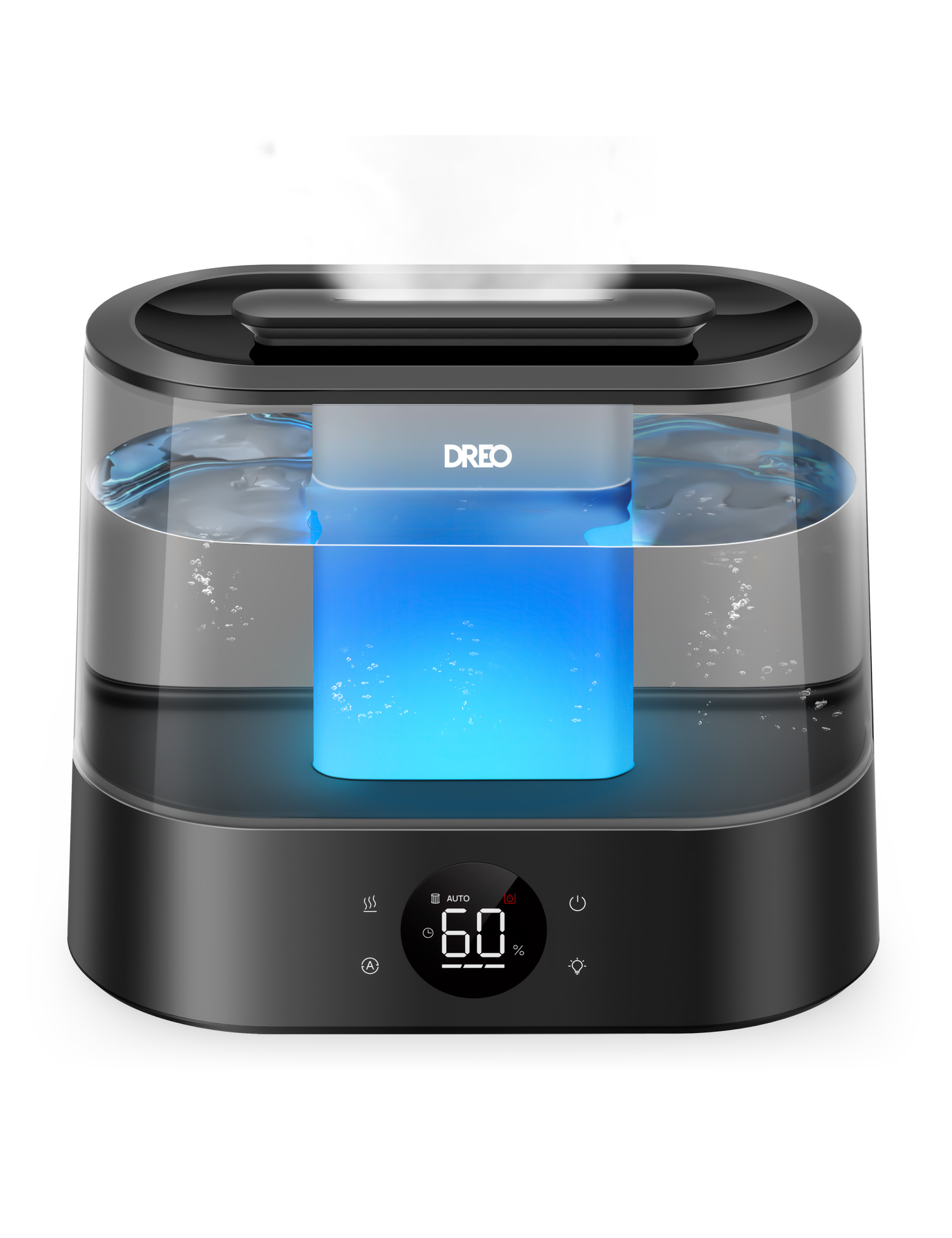 DREO Cool Mist Humidifier 1.06 Gallon with Night Light
