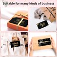 thumbnail image 6 of CCOCC 2026 New 100-Pack for Appreciating Small Business Support,2X3.5 Inches Black Gold 'Thank You' Cards for Retailers,Small Businesses,Customer Appreciation,Gift Wrapping,Packaging, 6 of 6