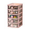 thumbnail image 1 of Almacenamiento de Cajones de Plástico, Caja de Almacenamiento de Escrito de Varios Niveles, Organizador de Cajones de PlásStico Con de Conejito, Contenedor de, 1 of 8