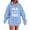 Light Blue, variant on Fanxing I am So Freaking Cold Hoodie for Women Overzied Letter Print Hooded Sweatshirts Plus Size Casual Long Sleeve Fleece Pullover Black 2XL