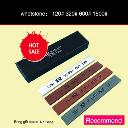 

Knife Sharpener White Corundum Fixed Angle Sharpener Whetstone Daily Sharpening Polishing Correction Stone with Gift Box No Base