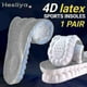 thumbnail image 1 of Plantillas ortopédicas 4d para zapatos, plantillas deportivas súper suaves a la moda para correr, plantillas para pies, plantillas ortopédicas con soporte para el arco de la suela del zapato, unisex, 1 of 1