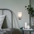 thumbnail image 3 of Design House  Lydia Wall Light in Satin Nickel, 3 of 22