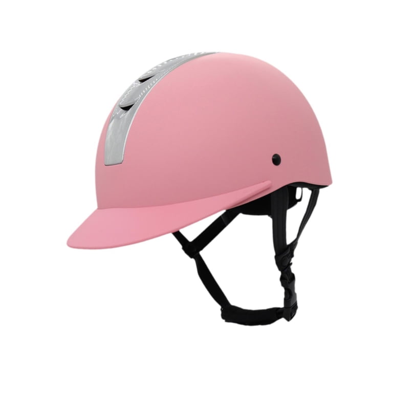 bike helmet for equestrian Miulika Equestrian Helmet Equestrian Hat Cycling Helmet Comfortable  Lightweight Practical Fashion Horse Riding Helmet Horse Equipment S Pink