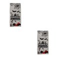 thumbnail image 4 of Advancent 50 Uds bolsas de dulces de Halloween bolsas transparentes para galletas bolsa de embalaje de regalo de Chocolate suministros de Halloween FELIZ 2piezas, 4 of 6