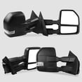 thumbnail image 4 of ECCPP Tow Mirrors Towing Mirrors fit for 2015-2019 for F150 Pickup Truck with Left Right Side Power Adjusted Heated Turn Signal Puddle Light with Black Housing with The Conversion Plug, 4 of 4