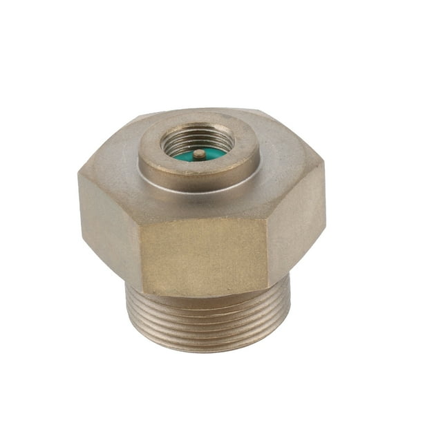 Adaptador de recarga de propano Acoplador de cilindro de tanque de gas Conector de conversión al aire libre Metálico Cola Adaptador de llenado de gas de la estufa