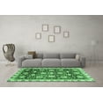 thumbnail image 3 of Ahgly Company Indoor Rectangle Oriental Emerald Green Traditional Area Rugs, 7' x 10', 3 of 4
