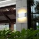 thumbnail image 2 of Aplique de pared para interiores y exteriores de 12 W, lámpara de pared de aluminio, iluminación arriba y abajo, diseño moderno, blanco cálido, para dormitorio, hogar, pasillo, sala de estar,, 2 of 4