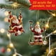 thumbnail image 5 of Uuiauoio Santa Claus 2D Acrylic Rearview Mirror Pendant for Car Interior Holiday Decor, Christmas Themed Auto Accessory for Vehicle Dashboard and Windshield, Decoration for Party and Celebration, 5 of 5