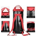 thumbnail image 3 of Adults Drawstring Closure Rope Bag Rock Climbing Downhill Caving Ropes Storage PVC Organizer Mountaineering Backpack Accessories 30L, 3 of 8