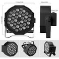 thumbnail image 6 of 8 Pack Rechargeable Par Lights 36W RGB Battery Powered, Wireless LED Par Lights DJ Uplights Sound Activated Remote Control for Wedding Events Club Party Church Stage Lighting, 6 of 10