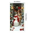 thumbnail image 3 of PRETXORVE Christmas Decorations, Christmas Decor, Door Curtain, Flags, Snowman,, Santa Claus Realistic Door Curtain, Exquisite Door Flags, 3 of 6