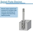 thumbnail image 4 of Uxcell Spiral Flute Thread Tap M10 x 1 Metric Machine Taps HSS6542 Uncoated, 4 of 6