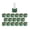 Green, variant on SSBM White Mini Stretch Wrap with Reuseable Handle 3" x 1000' 80 Gauge 18 Rolls Plastic Shrink Film for Moving Pallets
