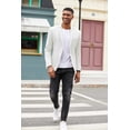 thumbnail image 4 of COOFANDY Mens Blazers and Sport Coats Regular Fit Blue Blazer Two Button Lightweight Suit Jacket, 4 of 10