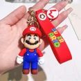 thumbnail image 5 of 22 Styles Super Mario Keychain Mario Bros Luigi Toad Yoshi Bowser Action Figure Model PVC Cartoon Bag Doll Pendant Toys Gift, 5 of 5