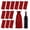 Red, variant on Toptie 12 Pcs Burlap Drawstring Bags 14 x 6 Inches for Wine Bottle Champagne 750ml, Hessian Gift Bags