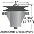 thumbnail image 2 of Spindle Assembly with 5 Inch Pulley Compatible with 46 Inch Deck White Outdoor Bolens MTD Riding Lawn Mower 112-0311 918-0240 861B2 0240C 0240A 0430A 0430B 0430C 0240B 1997 13AG683H163, 2 of 4