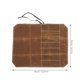 thumbnail image 5 of unbranded Bolsa De Cuchillos Para Chef En Lienzo Color Marrón Claro Con Múltiples Bolsillos Y De Cuero, 5 of 6