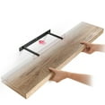 thumbnail image 4 of Ballucci 36" Floating Shelves, 2-Pack Wood Wall Shelf Set with Invisible Brackets, 8" Deep, Oak Finish, 4 of 9