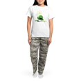 thumbnail image 4 of CafePress - Wee Bit Oirish Women's Light Pajamas - Women's Short Sleeve Print T-Shirt and Pants Light Cotton Pajama Set, 4 of 7