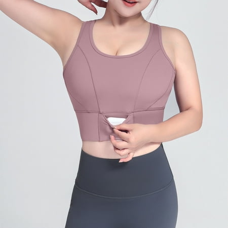 LLYWEY Womens Padded Bras Clearance Sports Bras Women No Padding Ladies T-Shirt Bra Style-924 Women s Plus Multiway Bra Feature Adult Female Nursing Sports Bras Pinks 42B