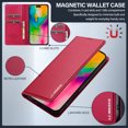 thumbnail image 6 of Allytechgroup Flip Wallet Case for iPhone 16 Pro with Credit Card Slot, PU Leather Slim Phone Case for Women Men with Stand Shockproof Protective Back Cover for Apple iPhone 16 Pro, Red, 6 of 6