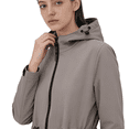 thumbnail image 6 of PUFFIT Women Puffer Jacket Hood Winter Water Repellent Wind-Resistant Ladies Classic Quilted Padded Coat Big Pocket, 6 of 8