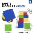 thumbnail image 2 of Tapete Foamy Prototipo Piso de Seguridad Educativo para Niños 8 Piezas, 2 of 6