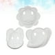 thumbnail image 2 of Máscara facial de 3 piezas para animales Máscara en blanco para pintar DIY Máscara ecológica para fiesta de pulpa Disfraz de mascarada Accesorio de cosplay - Elefante Conejo León (Blanco), 2 of 5