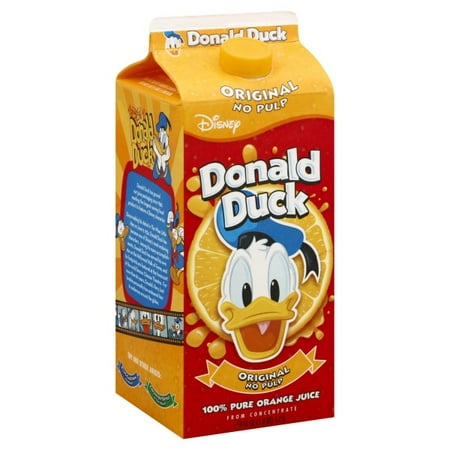 donald duck original no pulp 100 pure orange juice 59 fl oz