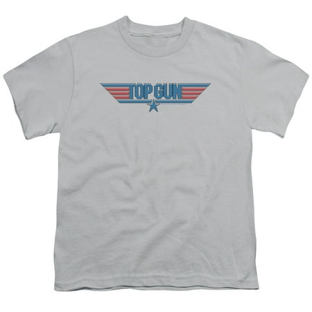 Top Gun - 8 Bit Logo - Youth Short Sleeve Shirt - Small