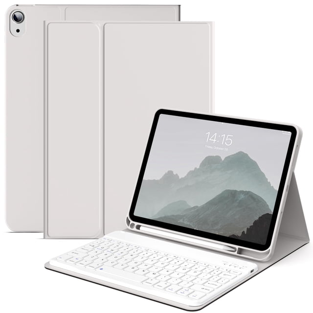 Funda de teclado JKSML para iPad 11.ª generación de 11 pulgadas y iPad 10.ª generación de 10.9 pulgadas