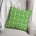 thumbnail image 2 of Creative Products Green Geometric Pattern 18x18 Indoor / Outdoor Pillow, 2 of 2