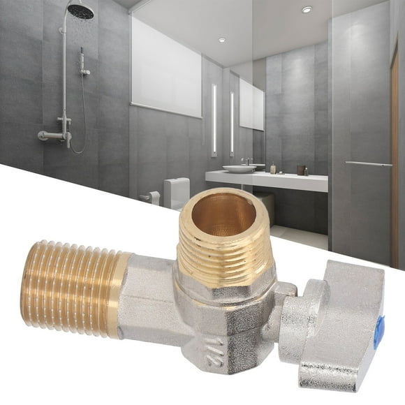Stainless Steel Angle Valve Faucet Angle Valve Wash Basin Angle Valve,Angled Water Isolating Valves Diverter Brass Angle Valve for Wall Mounted Basin Sink