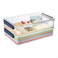 thumbnail image 1 of 2 Cajas de Plástico Portátiles para Proyectos de 5,5 Qt, 9 X 13 Pulgadas, con A Presión, Transparentes, Apilables y con Tapa., 1 of 5