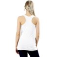 thumbnail image 2 of Womens Solid Basic Cotton Racerback Tank Top, 2 of 5