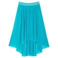 thumbnail image 4 of Aislor Girls Ballet Modern Jazz Dance Maxi Skirt Irregular Practice Lyrical Ballerina Sky Blue 12, 4 of 7