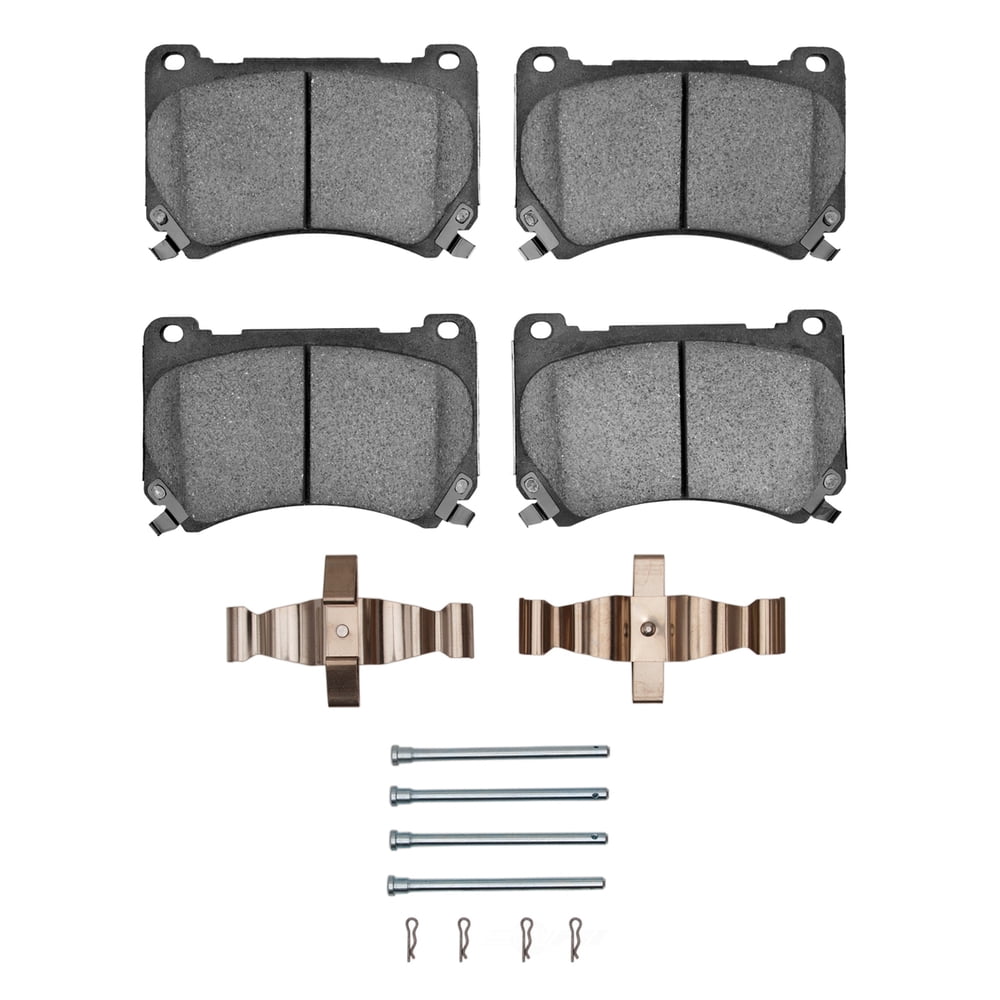 Dynamic Friction Company 1551-1396-01 DFC 5000 Advanced Brake Pads - Ceramic and Hardware Kit - OE