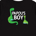 thumbnail image 4 of Inktastic Papou's Boy Grandson Gift Boys Long Sleeve Toddler T-Shirt, 4 of 5
