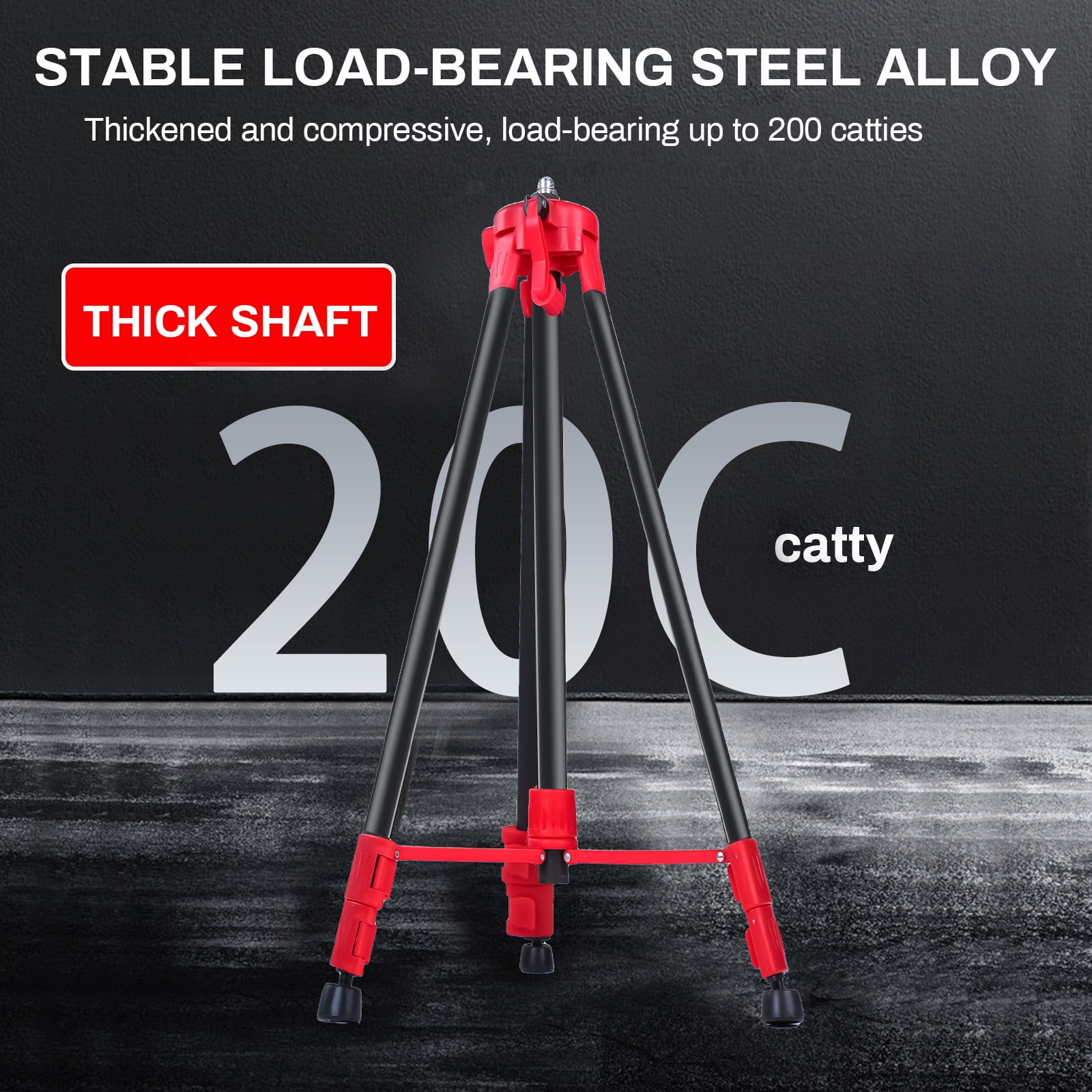 Victool 1.5M Tripod Level Stand for Leveling Laser Level Measurement Tool ,5/8" Thread