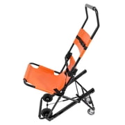 Stair Chair, Lift Stair Chair, Aluminum Alloy Portable Stair Chair, Orange, Patient Transport Chair Stretcher, Compact Foldable for Emergency Medical Use