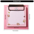 thumbnail image 3 of 30Sheets Cartoon Note Pad with Clipboard 3x3Inch Small Pocket Memopad, 3 of 18